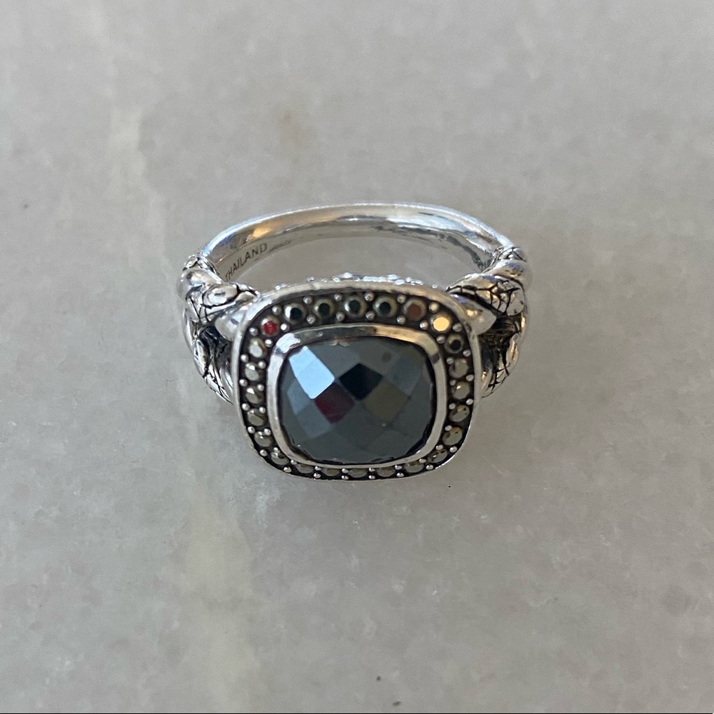 JAI Sterling Silver Cable Ring
